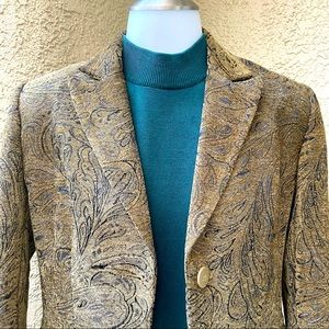 Vintage multicolored Grace Elements rayon jacket